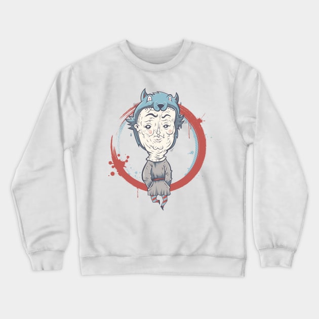 Wulf Head Crewneck Sweatshirt by strangethingsa